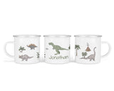Personalisierte Emailletasse 62.Dino Park - Mamikes