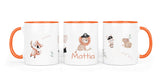Personalisierte Keramiktasse (7 Farben) 10.pirate woodland - Mamikes