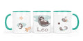 Personalisierte Keramiktasse (7 Farben) 12.spacy sloth