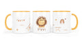 Personalisierte Keramiktasse (7 Farben) 13.Löwe