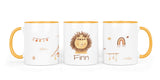 Personalisierte Keramiktasse (7 Farben) 13.Löwe - Mamikes