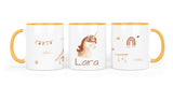 Personalisierte Keramiktasse (7 Farben) 14.Einhorn - Mamikes