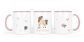 Personalisierte Keramiktasse (7 Farben) 19.Pferd