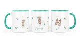 Personalisierte Keramiktasse (7 Farben) 21.Otter - Mamikes