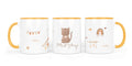 Personalisierte Keramiktasse (7 Farben) 23.Katze