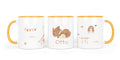 Personalisierte Keramiktasse (7 Farben) 26.Fuchs