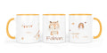 Personalisierte Keramiktasse (7 Farben) 34.Tiger
