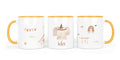 Personalisierte Keramiktasse (7 Farben) 36.Elefant