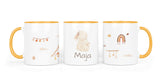 Personalisierte Keramiktasse (7 Farben) 37.Hase - Mamikes