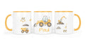 Personalisierte Keramiktasse (7 Farben) 38.Baustelle