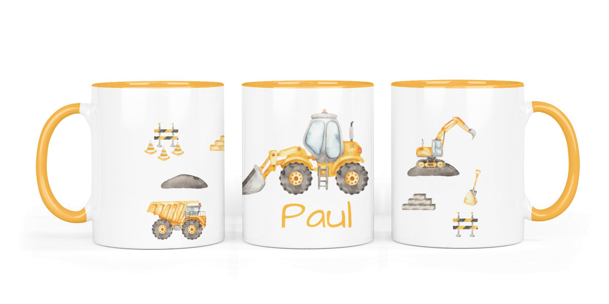 Personalisierte Keramiktasse (7 Farben) 38.Baustelle