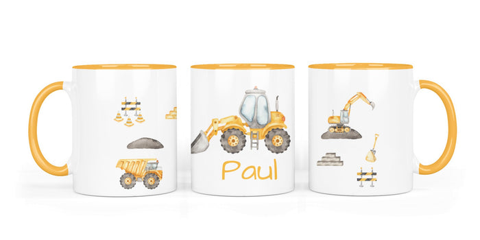 Personalisierte Keramiktasse (7 Farben) 38.Baustelle