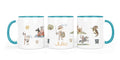 Personalisierte Keramiktasse (7 Farben) 50.Ritter