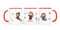 Personalisierte Keramiktasse (7 Farben) 52. Hexe