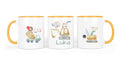 Personalisierte Keramiktasse (7 Farben) 53.Tierbaustelle