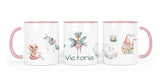 Personalisierte Keramiktasse (7 Farben) 54. Feen - Mamikes