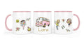 Personalisierte Keramiktasse (7 Farben) 56. Wanderlust