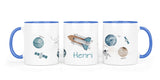 Personalisierte Keramiktasse (7 Farben) 61.Raketen - Mamikes