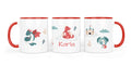 Personalisierte Keramiktasse (7 Farben) 65.Drache