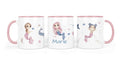 Personalisierte Keramiktasse (7 Farben) 67.Meerjungfrau 2