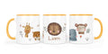 Personalisierte Keramiktasse (7 Farben) 70. african animals