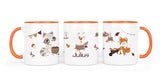Personalisierte Keramiktasse (7 Farben) 71. autumn Fall - Mamikes