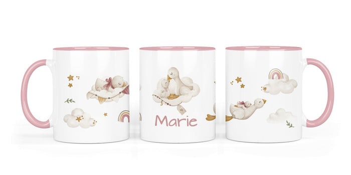 Personalisierte Keramiktasse (7 Farben) 77. Fluffy cuddle