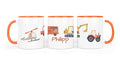 Personalisierte Keramiktasse (7 Farben) 83. Fahrzeuge 2