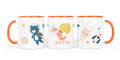 Personalisierte Keramiktasse (7 Farben) 85. Space Woodland