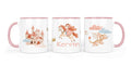 Personalisierte Keramiktasse (7 Farben) 88. Prinzessin Tiara