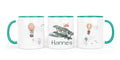 Personalisierte Keramiktasse (7 Farben) 9.sky woodland