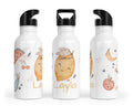 Personalisierte Trinkflasche boho fruits