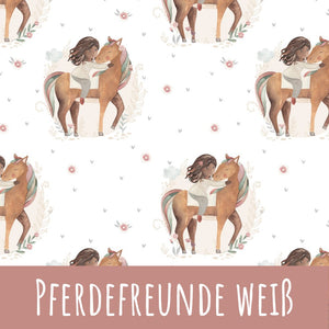 Pferdefreunde weiß Baumwolle - Mamikes