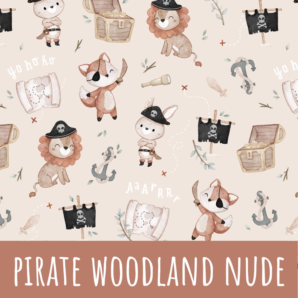Pirate woodland nude Baumwolle
