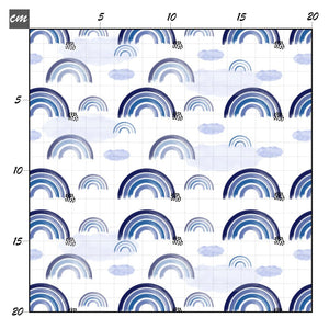 Rainbow blau Bio Jersey - Mamikes