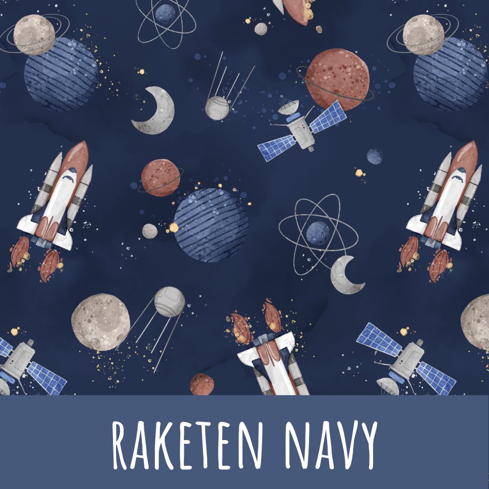 Raketen navy Baumwolle - Mamikes