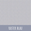 Raster blau Baumwolle