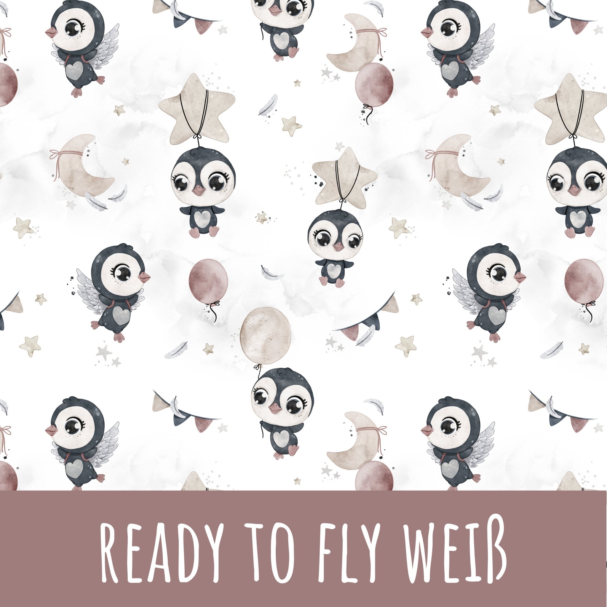 Ready to fly weiß Bio Jersey - Mamikes