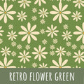 Retro flower green Bio Jersey