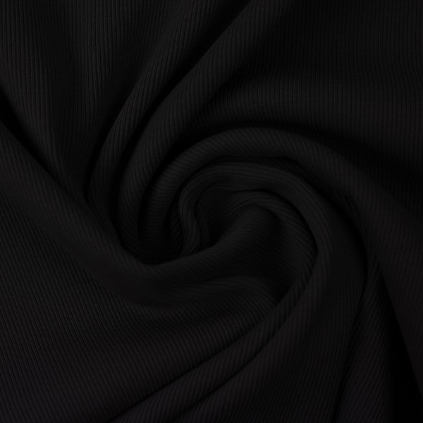 Rippbündchen schwarz