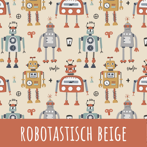 Robotastisch beige Baumwolle - Mamikes