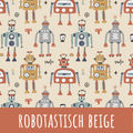 Robotastisch beige Bio Jersey