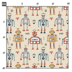 Robotastisch beige Bio Jersey - Mamikes