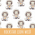 Rockstar lion weiß Bio Jersey