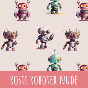 Rosti roboter beige Bio Jersey - Mamikes