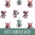 Rosti roboter weiß Baumwolle