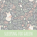 Sleeping fox green Bio Jersey