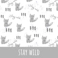 Stay wild Baumwolle