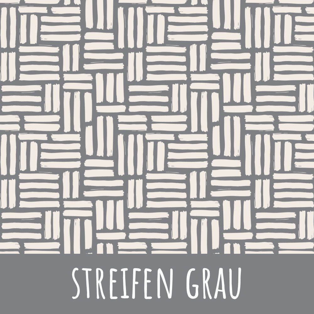 Streifen grau Baumwolle