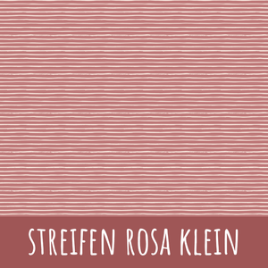 Streifen rosa klein Baumwolle - Mamikes